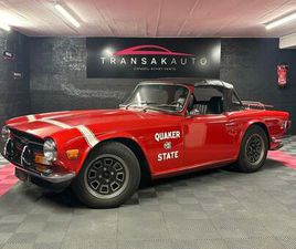 TRIUMPH TR6 TRIUMPH TR6 CARBU 2.5 L 6 CYLINDRES RESTAURATION COMPLETE MECANIQUE SELLERIE CAROSSERIE