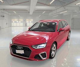 AUDI A4 35 TDI AUDI A4 2.0 35 TDI MHEV SLINE EDIT. S TRONIC STATI