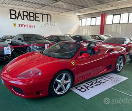 FERRARI 360 SPIDER CAMBIO MANUALE PERMUTE RATE