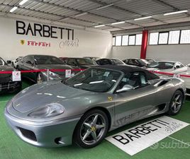 FERRARI 360 SPIDER CAMBIO MANUALE PERMUTE RATE