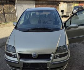 FIAT ULYSSE FIAT ULYSSE 2.0 136 К.С. 2007 Г. НОВ ВНОС