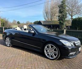 MERCEDES CLASSE E CABRIO E 350 3.0 E350 CDI V6 BLUEEFFICIENCY SPORT CABRIOLET G-TRONIC EURO 5 2DR