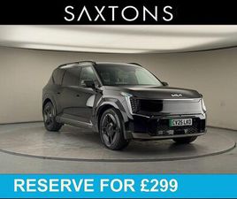 KIA EV9 99.8KWH GT-LINE S SUV 5DR ELECTRIC AUTO AWD (7 SEAT) (378 BHP)
