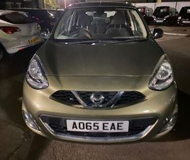 2015 NISSAN MICRA 1.2 ACENTA 5DR HATCHBACK PETROL MANUAL