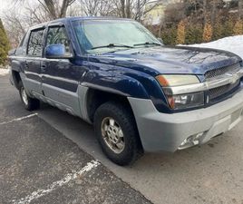 2002 CHEVROLET AVALANCHE 1500 BASE
