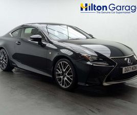 LEXUS RC 2017 - 2.5 300H F SPORT COUPE 2DR PETROL HYBRID CVT EURO 6 (START/STOP) (223 PS) PARKING