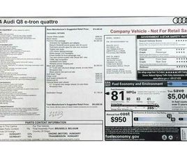 USED 2024 AUDI Q8 E-TRON PREMIUM PLUS