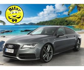 AUDI A7 SPORTBACK 3,0 V6 TFSI BUSINESS S-LINE QUATTRO S TRONIC START-STOP *BOSE / NAHAT / KOUKKU / S.KONTTI / KATTOLUUKKU*