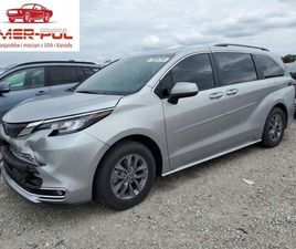 TOYOTA SIENNA XLE 2023 2.5 HYBRYDA 245KM