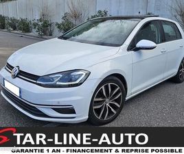 VOLKSWAGEN GOLF 7 PHASE 2 2.0 TDI 150 DSG7 CARAT TOIT OUVRANT FRANCAISE J