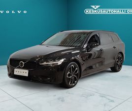VOLVO V60 T8 AWD LONG RANGE HIGH PERFORMANCE ULTRA PRO DARK AUT - TEHDASTAKUU+VOLVO SELEKT TAKUU / B&W / PANORAMA / TUUL/HIER NAHAT / HUD / 360 / FULL LED / VOL