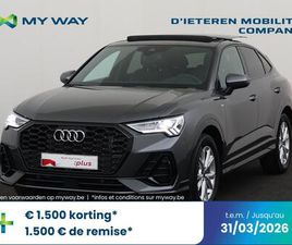 AUDI Q3 SPORTBACK S-LINE 35 TFSI 150 PK S-TRONIC / OPEN DAK / TREKHAAK / ACC / CAMERA / APPLE CARPLAY