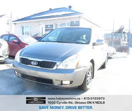 2011 KIA SEDONA 7PASS LTHR, ROOF, NAV, CERTIFIED+WRTY $6990