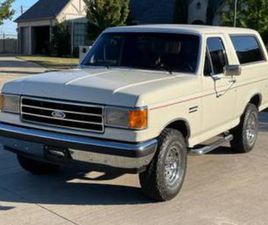 RESTORED WHITE 1990 FORD BRONCO SUPER NICE!