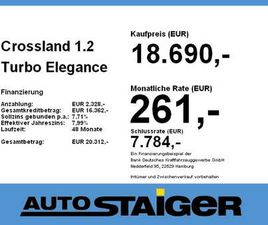 OPEL CROSSLAND X OPEL CROSSLAND 1.2 TURBO ELEGANCE LED RÜCKFAHRKAMERA