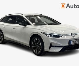 VOLKSWAGEN ID.7 TOURER VOLKSWAGEN ID.7 TOURER PRO S ELEGANCE 210 KW AKKU 86 KWH | VW JATKOTAKUU 100 000KM/5-VUOTTA | ISOMPI AKUSTO!