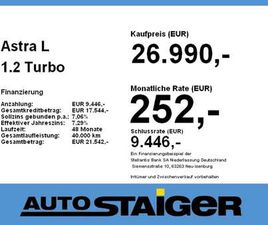 L 1.2 TURBO GS NAVI LED RÜCKFAHRKAMERA