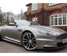 2009 ASTON MARTIN DBS 6.0 V12 VOLANTE T-TRONICII EURO 4 2DR CONVERTIBLE PETROL AUTOMATIC