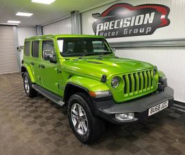 2018 JEEP WRANGLER 2.0 GME SAHARA 4DR AUTO8 CONVERTIBLE PETROL AUTOMATIC
