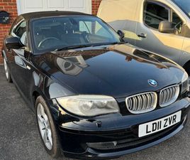 BMW SERIE 1 CABRIO 118 2011 (B) 118I SPORT 2DR