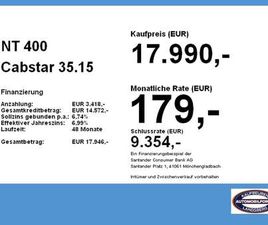 NT 400 CABSTAR 35.15 KOFFER / RADIO / TÜV