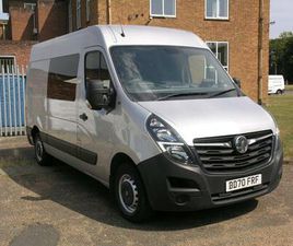 2021 VAUXHALL MOVANO 2.3 TURBO D 135PS 9 SEAT CREW VAN + VAT CREW VAN DIESEL MANUAL