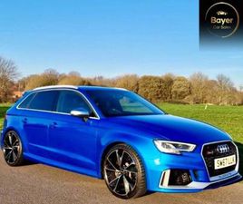 AUDI A3 SPORTBACK RS3 2017 AUDI RS3 2.5 TFSI RS 3 QUATTRO 5DR S TRONIC HATCHBACK PETROL AUTOMATIC