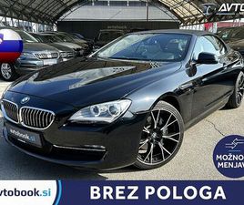 BMW SERIE 6 CABRIO 640I BMW SERIJA 6 CABRIO: 640I SLOVENSKI M-SPORT-KAMERA-VIRTUAL-USNJE-MEMORY