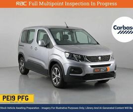 PEUGEOT RIFTER PEUGEOT RIFTER 1.5 BLUEHDI ALLURE STANDARD MPV 5DR DIESEL MANUAL EURO 6 (START/STOP) (130 PS)