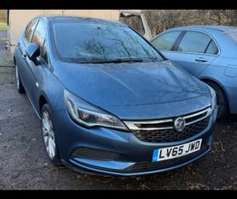 VAUXHALL, ASTRA, HATCHBACK, 2015, MANUAL, 1399 (CC), 5 DOORS