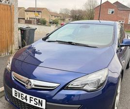 VAUXHALL ASTRA GTC VAUXHALL, ASTRA GTC, SRI, HATCHBACK, 2014, MANUAL, 1364 (CC), 3 DOORS
