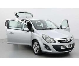 VAUXHALL CORSA 2012 VAUXHALL CORSA 1.2 CORSA SXI AC ECOFLEX S/S 5DR HATCHBACK PETROL MANUAL