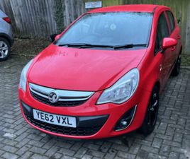 VAUXHALL CORSA VAUXHALL, CORSA, HATCHBACK, 2012, MANUAL, 1229 (CC), 5 DOORS