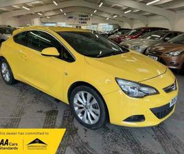 2013 VAUXHALL ASTRA GTC 1.6T 16V SRI EURO 5 3DR HATCHBACK PETROL MANUAL