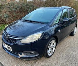 2018 VAUXHALL ZAFIRA 1.4T SRI 5DR BLUE 45K MILES YEARS MOT WARRANTY 7 SEATER MPV PETROL MANUAL