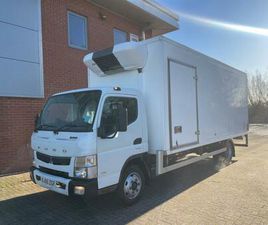 2016 MITSUBISHI CANTER 7C18 FRIDGE BOX TAILLIFT SIDE DOOR NO VAT EXPORT NA DIESEL AUTOMATIC