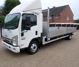 2019 ISUZU N75 190 AUTO, NEW 20' ALUMIMIUM DROPSIDE BODY, SAT NAV, 144000 MILES