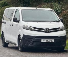 TOYOTA PROACE VERSO 2018 TOYOTA PROACE CITY VERSO 1.6D COMBI MEDIUM 9 SEATER EURO 6 ULEZ MPV DIESEL MANUAL
