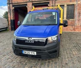 MAN TRUCK MAN TGE 2020 MAN TGE 140 DROPSIDE WITH TAIL LIFT LWB CHASSIS CAB DIESEL MANUAL