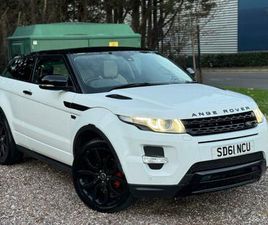 2011 LAND ROVER RANGE ROVER EVOQUE 2.2 SD4 DYNAMIC 3DR AUTO COUPE DIESEL AUTOMATIC
