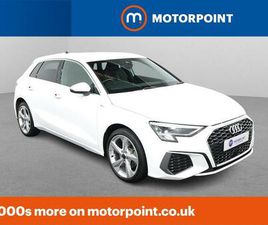 AUDI A3 SPORTBACK 40 TFSI E 1.4 TFSIE 40 S LINE SPORTBACK S TRONIC EURO 6 (START/STOP) 5DR 13KWH