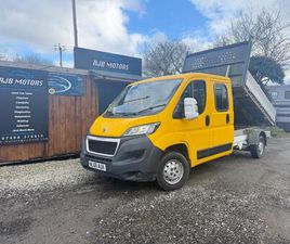2020 PEUGEOT BOXER 2.2 BLUEHDI CREW CAB TIPPER 165PS CHASSIS CAB DIESEL MANUAL