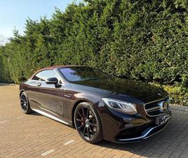 5.5 S63 V8 AMG S CABRIOLET SPDS MCT EURO 6 (START/STOP) 2DR