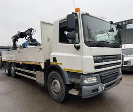 2012 DAF CF75.310 6X2 CRANE VEHICLE