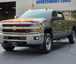 2015 CHEVROLET SILVERADO 3500 LTZ 4X4 LONG BED 6.6L DURAMAX DIESEL ALLISON 1-TON