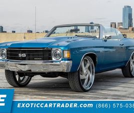 CHEVROLET MALIBU CABRIOLET 1972 CHEVROLET CHEVELLE MALIBU CONVERTIBLE