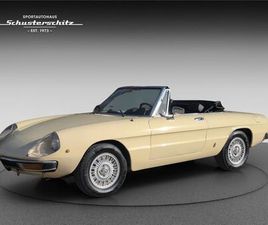 ALFA ROMEO SPIDER DUETTO SPIDER 2000 VELOCE FASTBACK 1. HAND KD NEU