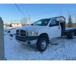 2007 DODGE RAM 3500 FLATBED 12 FOOT DUALLY 2X6 6 SPEED MANUAL
