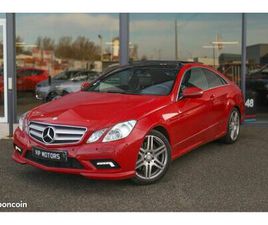 MERCEDES BENZ CLASSE E 350 3.5 V6 292 CV BVA PACK AMG FASCINATION - TOIT OUVRANT - CARNET MERCEDES