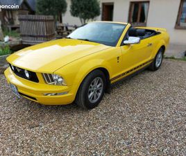 FORD MUSTANG CABRIOLET 2004 – V6 4.0L – JAUNE – 120 000 KM